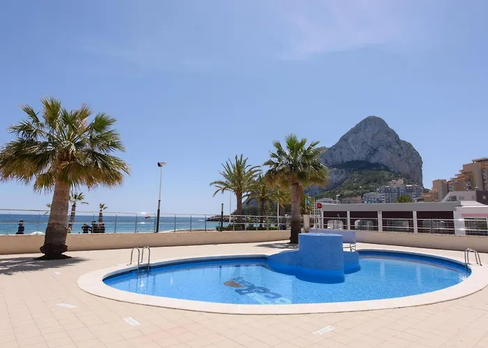 Increíbles Vistas Primera Línea De Playa Familias Apartamento