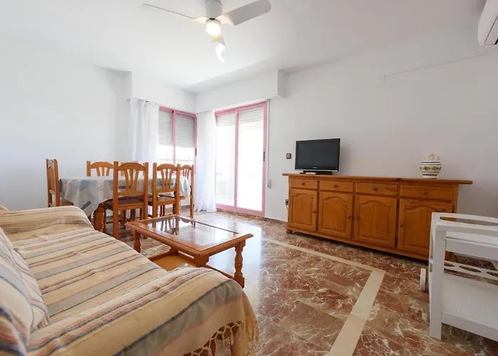 Increíbles Vistas Primera Línea De Playa Familias Apartamento Calpe